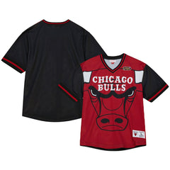 Chicago Bulls Jumbotron 3.0 Mesh V-Neck T-Shirt Red