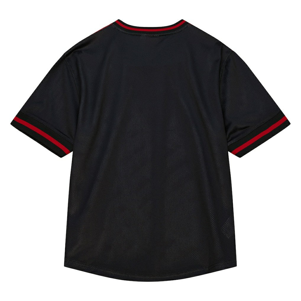 Chicago Bulls Jumbotron 3.0 Mesh V-Neck T-Shirt Red