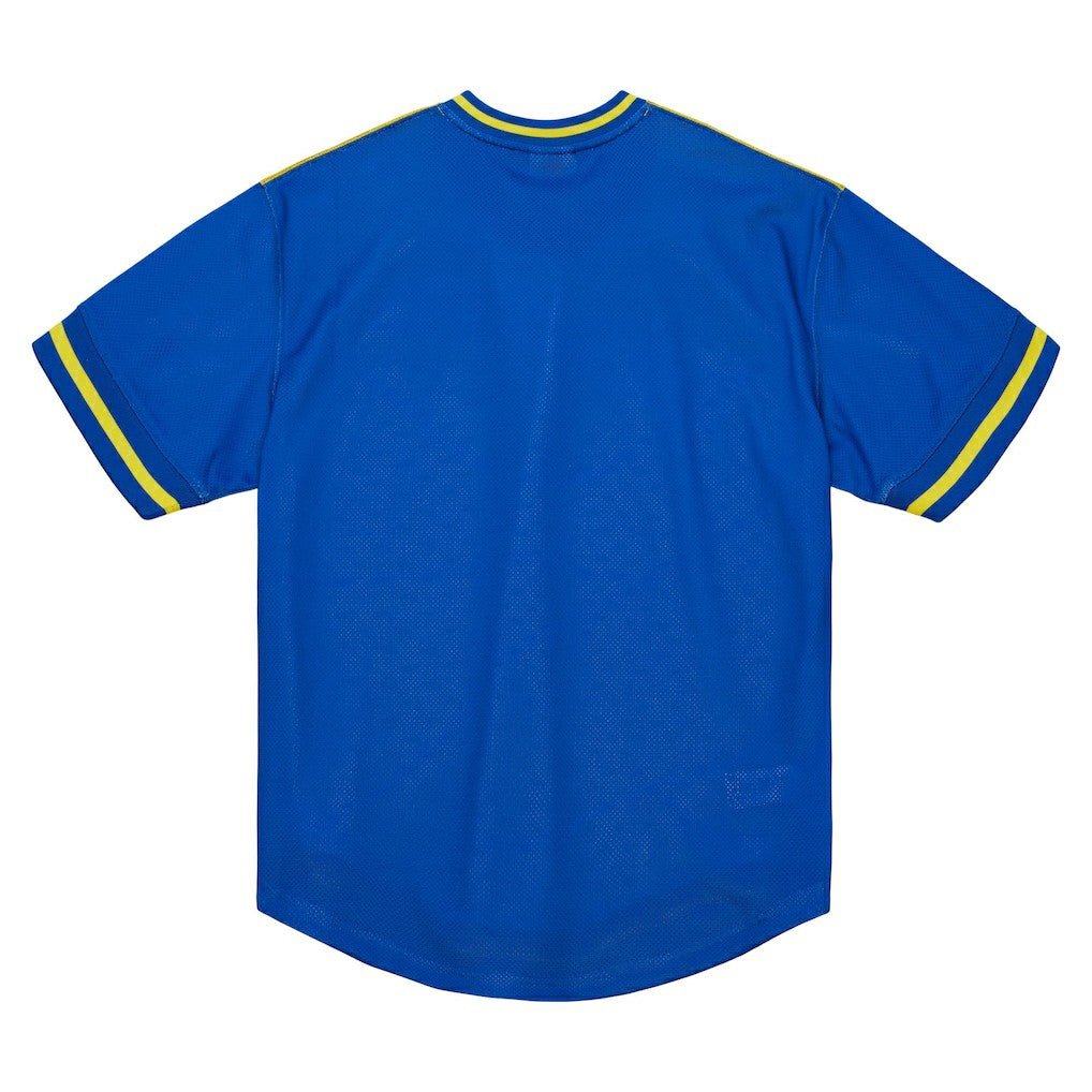 Golden State Warriors Jumbotron 3.0 Mesh V-Neck T-Shirt Gold