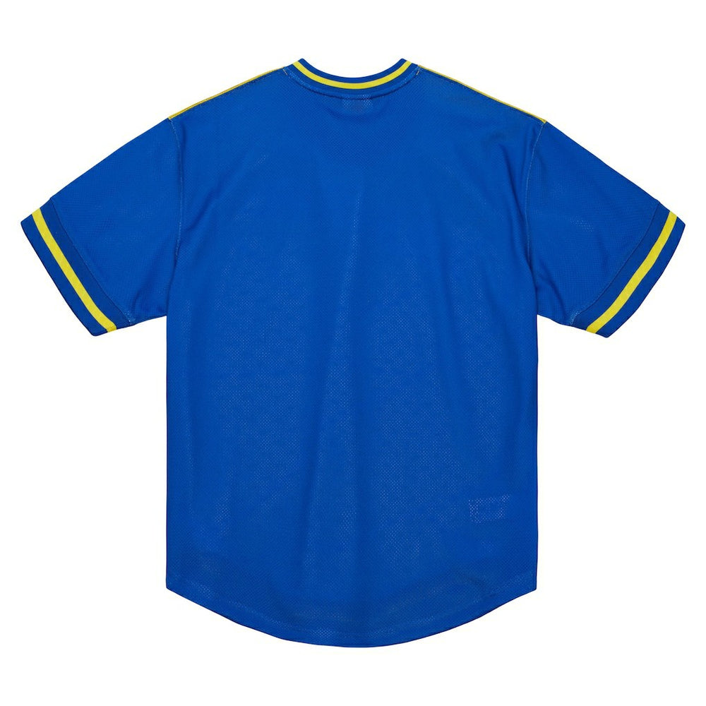 Golden State Warriors Jumbotron 3.0 Mesh V-Neck T-Shirt Gold