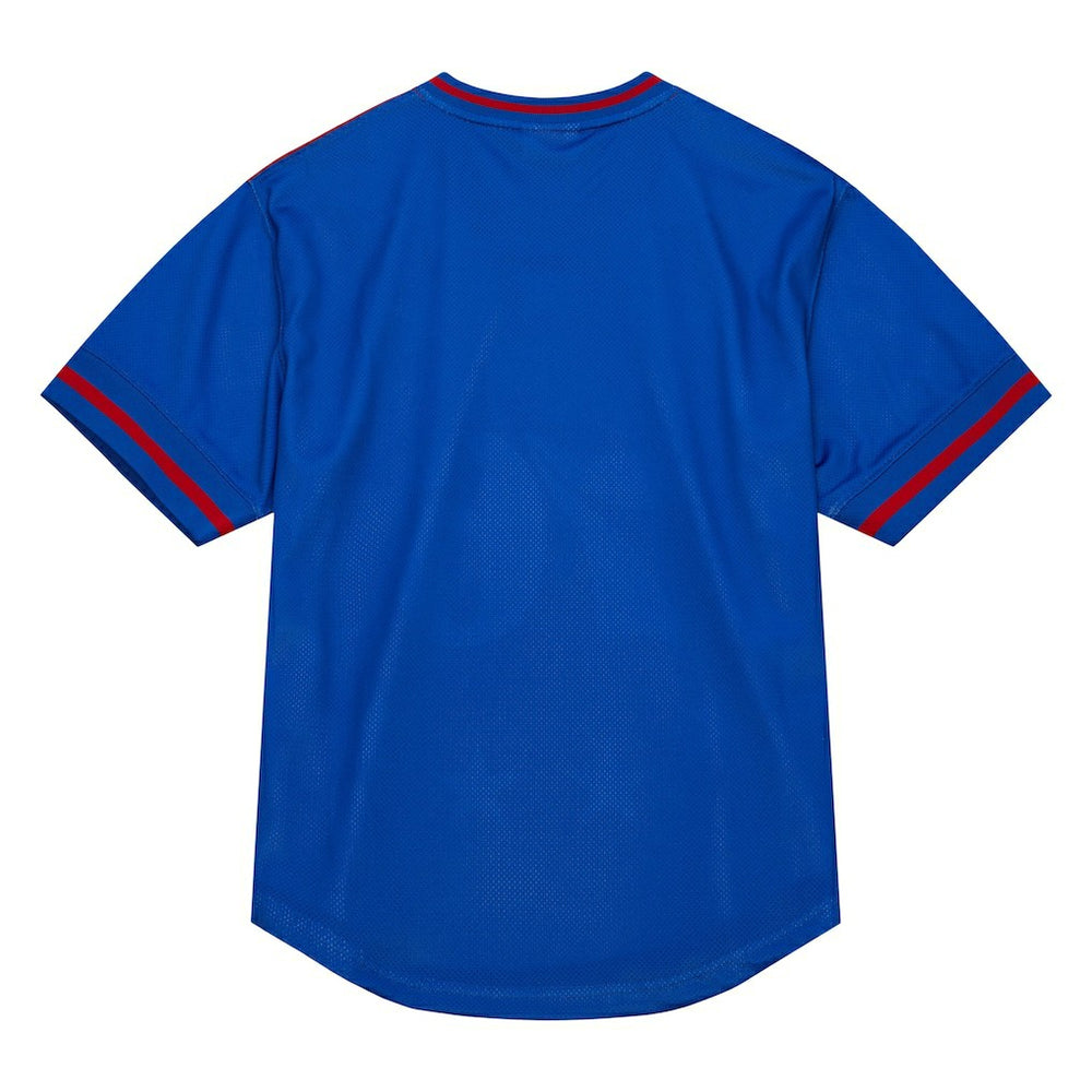 Philadelphia 76ers Jumbotron 3.0 Mesh V-Neck T-Shirt Red