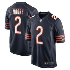 D.J. Moore Chicago Bears Team Color Game Jersey Navy