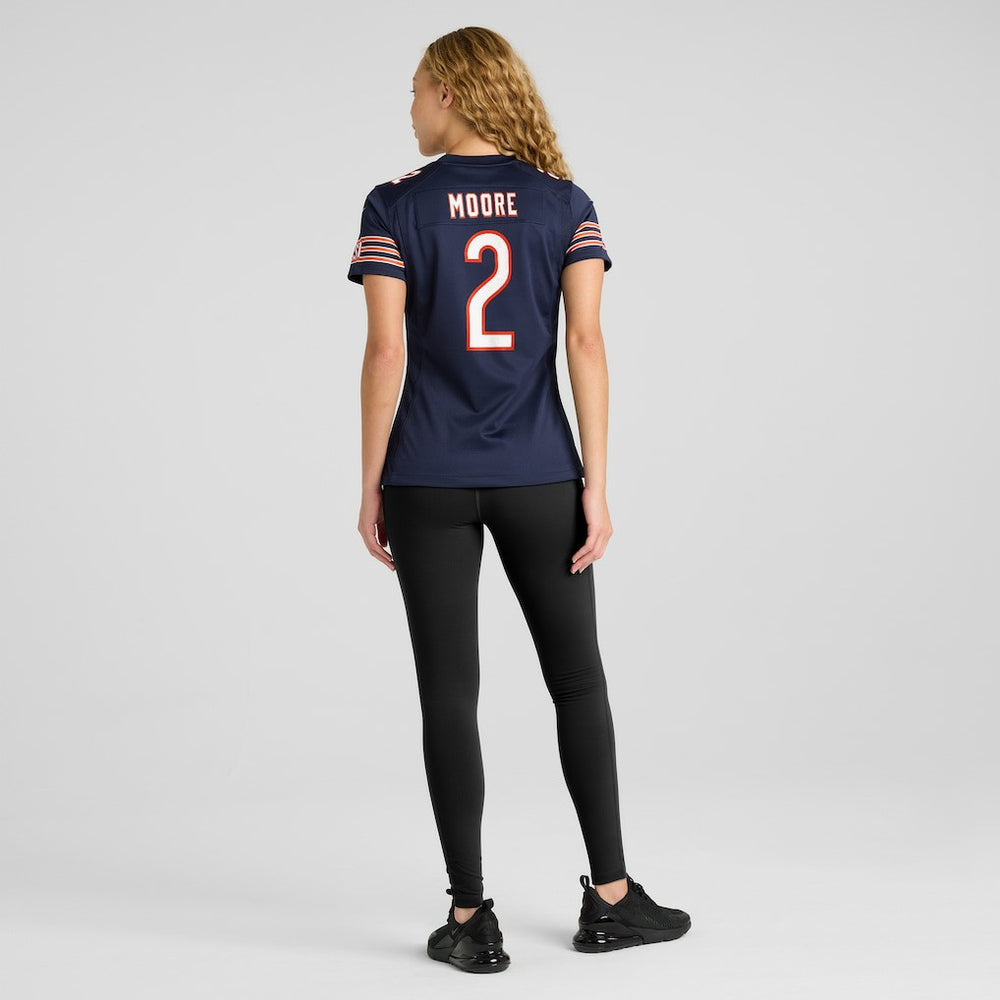 D.J. Moore Chicago Bears Women's Player Jersey Navy