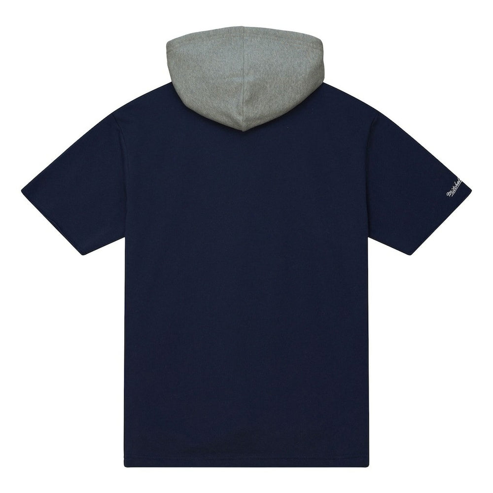 Dallas Cowboys Postgame Short Sleeve Hoodie Navy