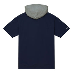 Dallas Cowboys Postgame Short Sleeve Hoodie Navy