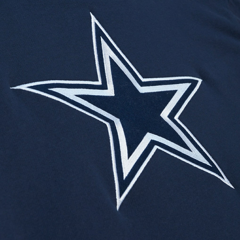 Dallas Cowboys Postgame Short Sleeve Hoodie Navy