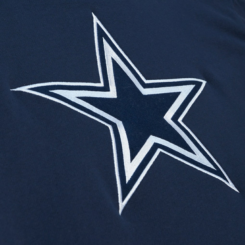 Dallas Cowboys Postgame Short Sleeve Hoodie Navy