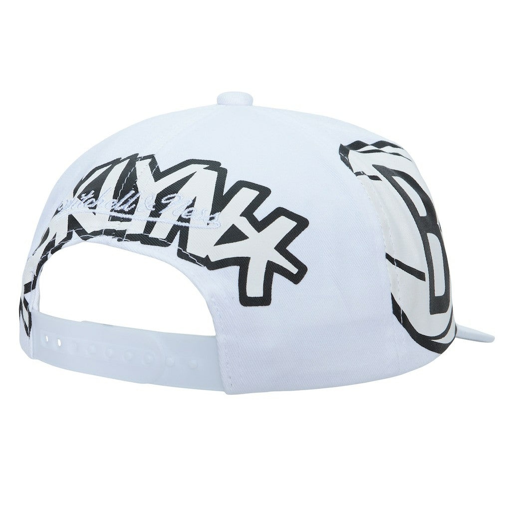 Brooklyn Nets Hardwood Classics In Your Face Deadstock Snapback Hat White