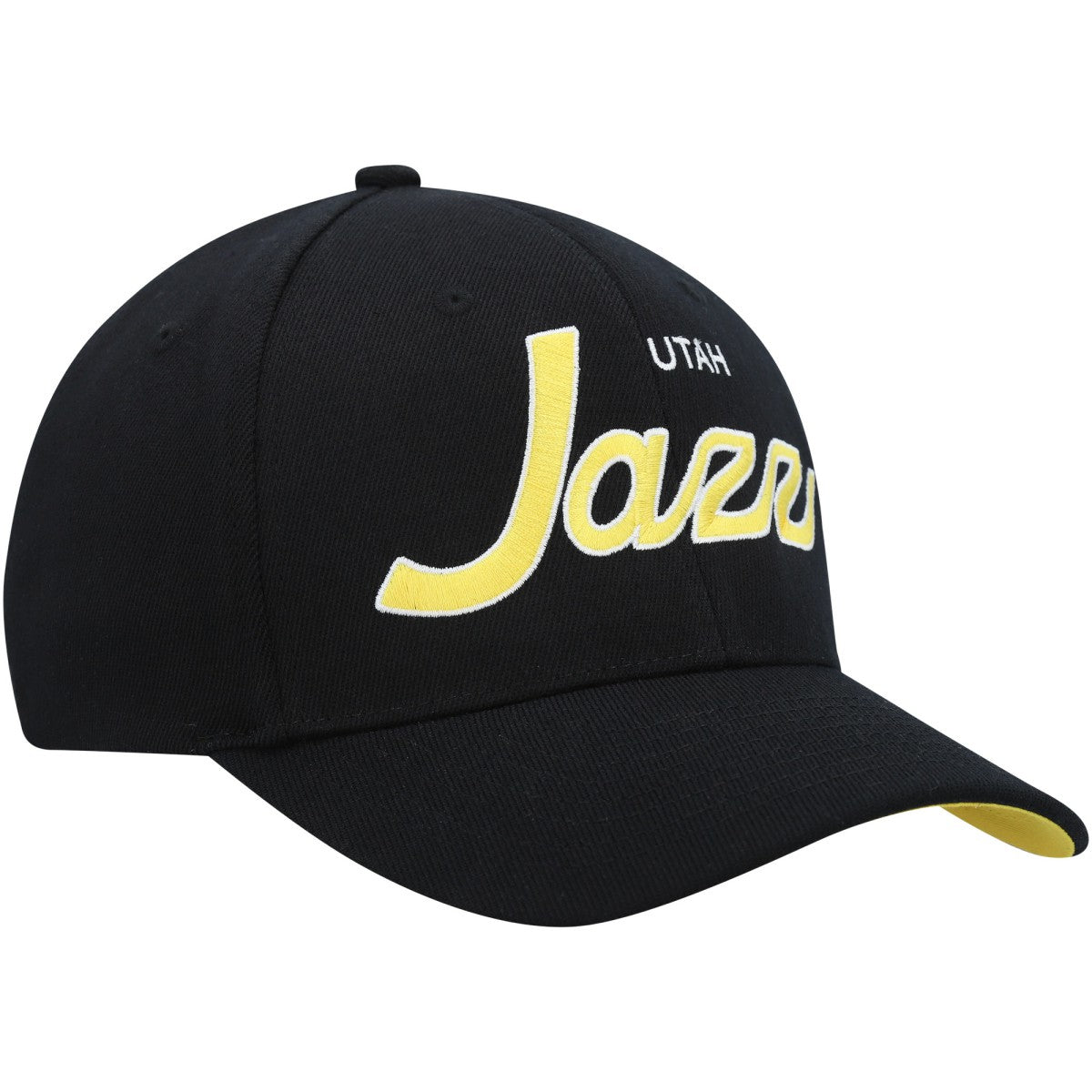 Utah Jazz MVP Team Script 2.0 Stretch Snapback Hat Black