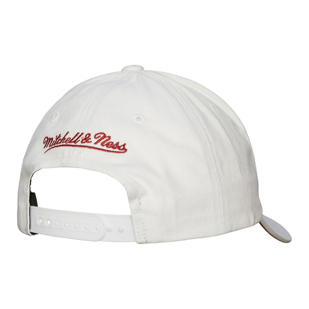 Chicago Bulls Hardwood Classics All In Retro Snapback Hat White