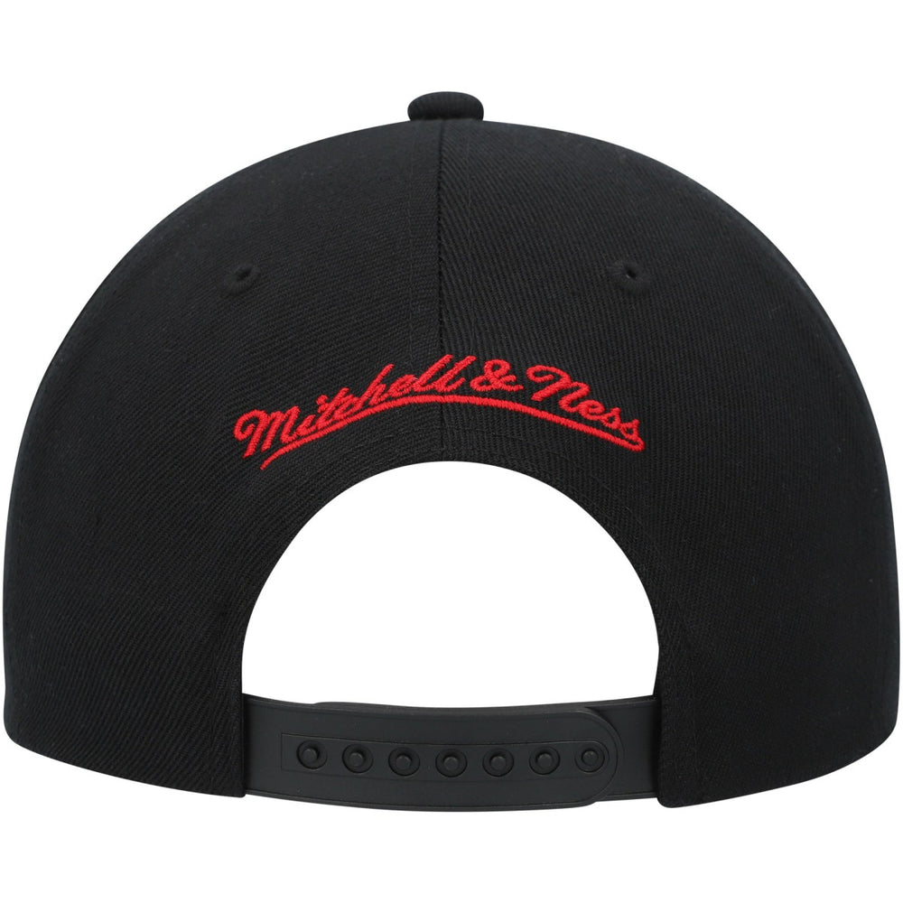 Miami Heat Hardwood Classics MVP Team Script 2.0 Snapback Hat Black