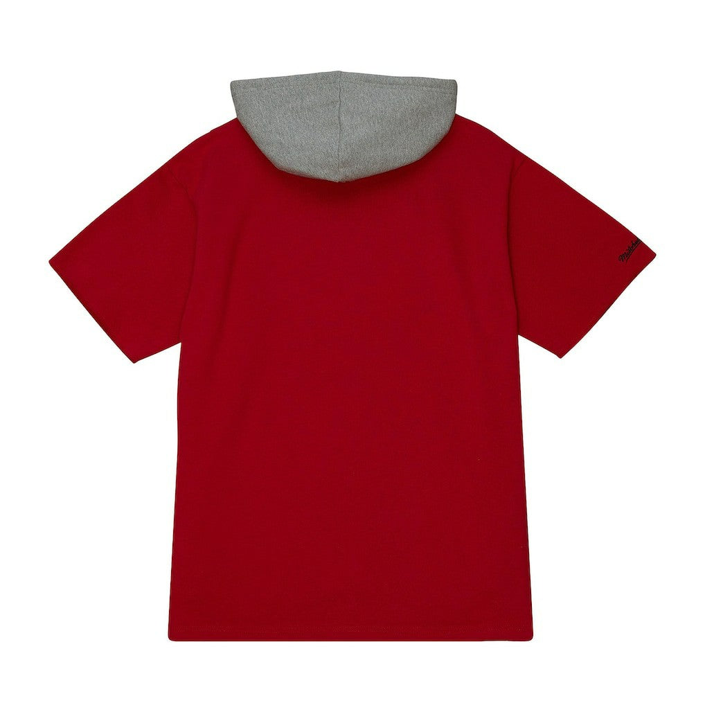 Kansas City Chiefs Postgame Short Sleeve Hoodie Red