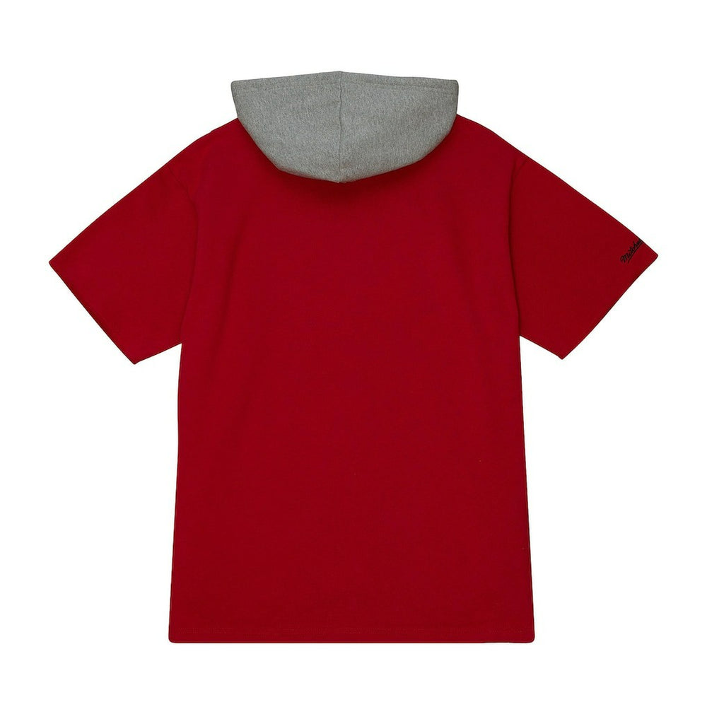 Kansas City Chiefs Postgame Short Sleeve Hoodie Red