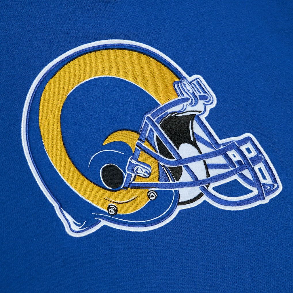 Los Angeles Rams Postgame Short Sleeve Hoodie Royal