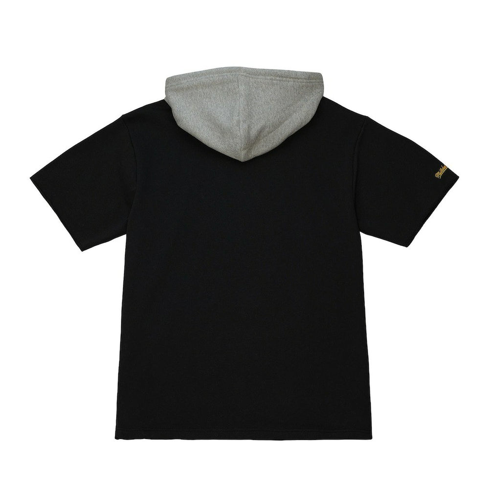 Las Vegas Raiders Postgame Short Sleeve Hoodie Black