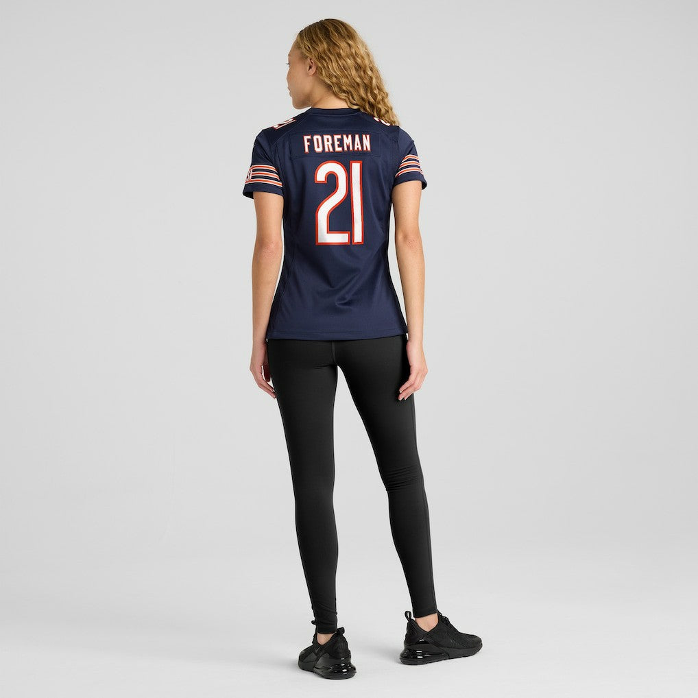 D'Onta Foreman Chicago Bears Women's Game Jersey Navy
