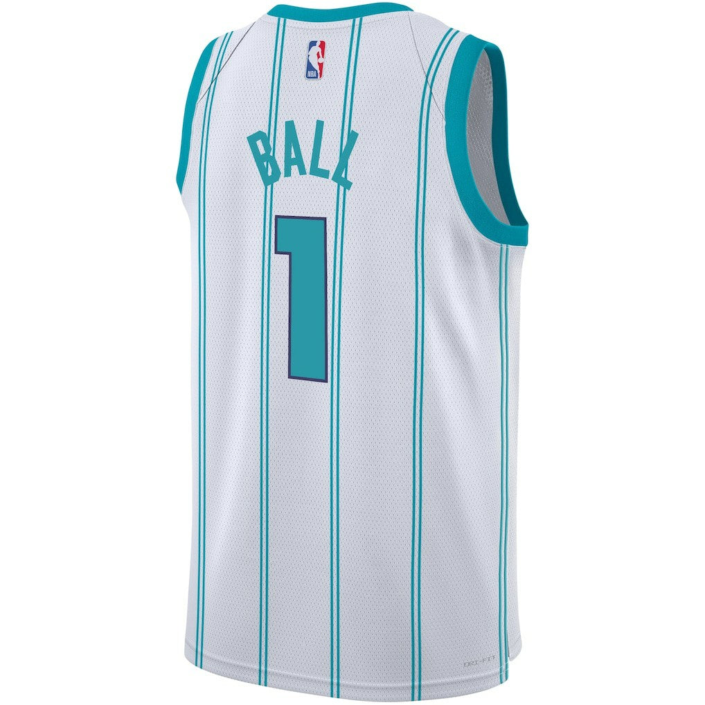 LaMelo Ball Charlotte Hornets Youth Swingman Jersey Association Edition White