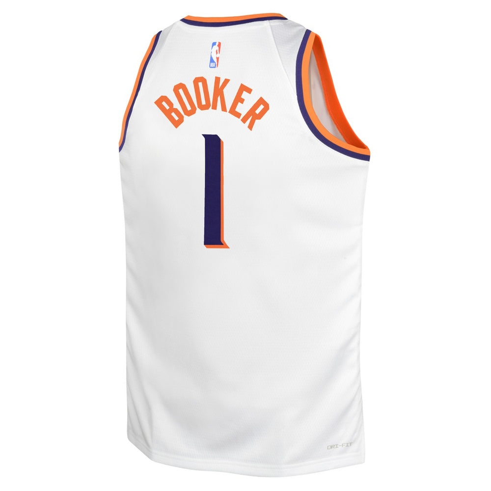Devin Booker Phoenix Suns Youth Swingman Jersey Association Edition White