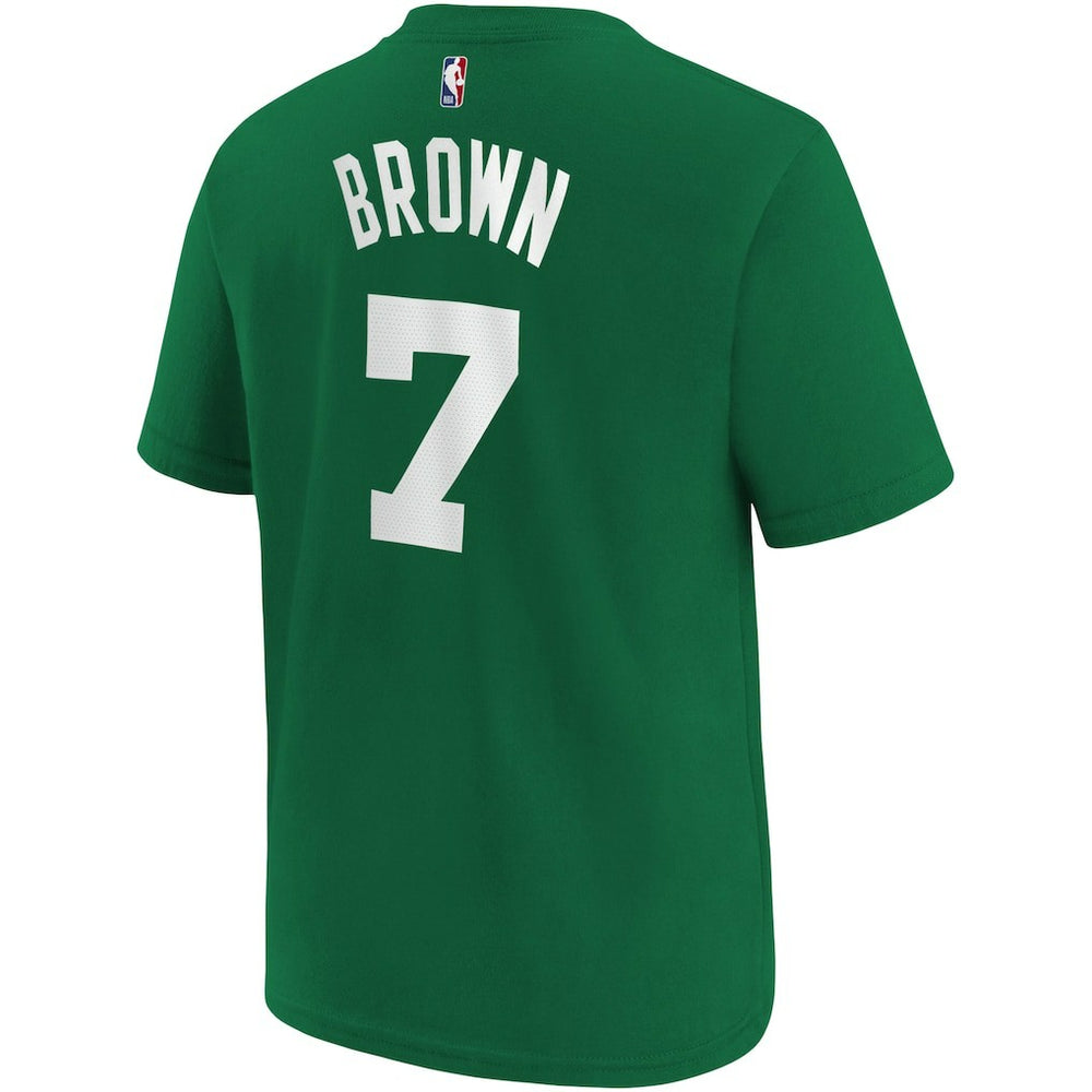 Jaylen Brown Boston Celtics Youth Icon Name & Number T-Shirt Kelly Green