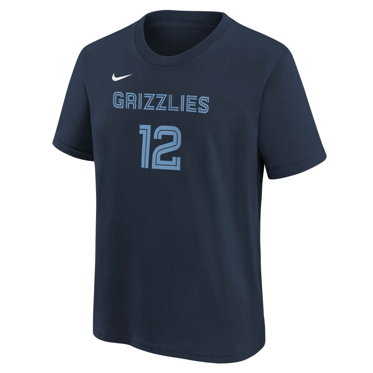 Ja Morant Memphis Grizzlies Youth Icon Name & Number T-Shirt Navy