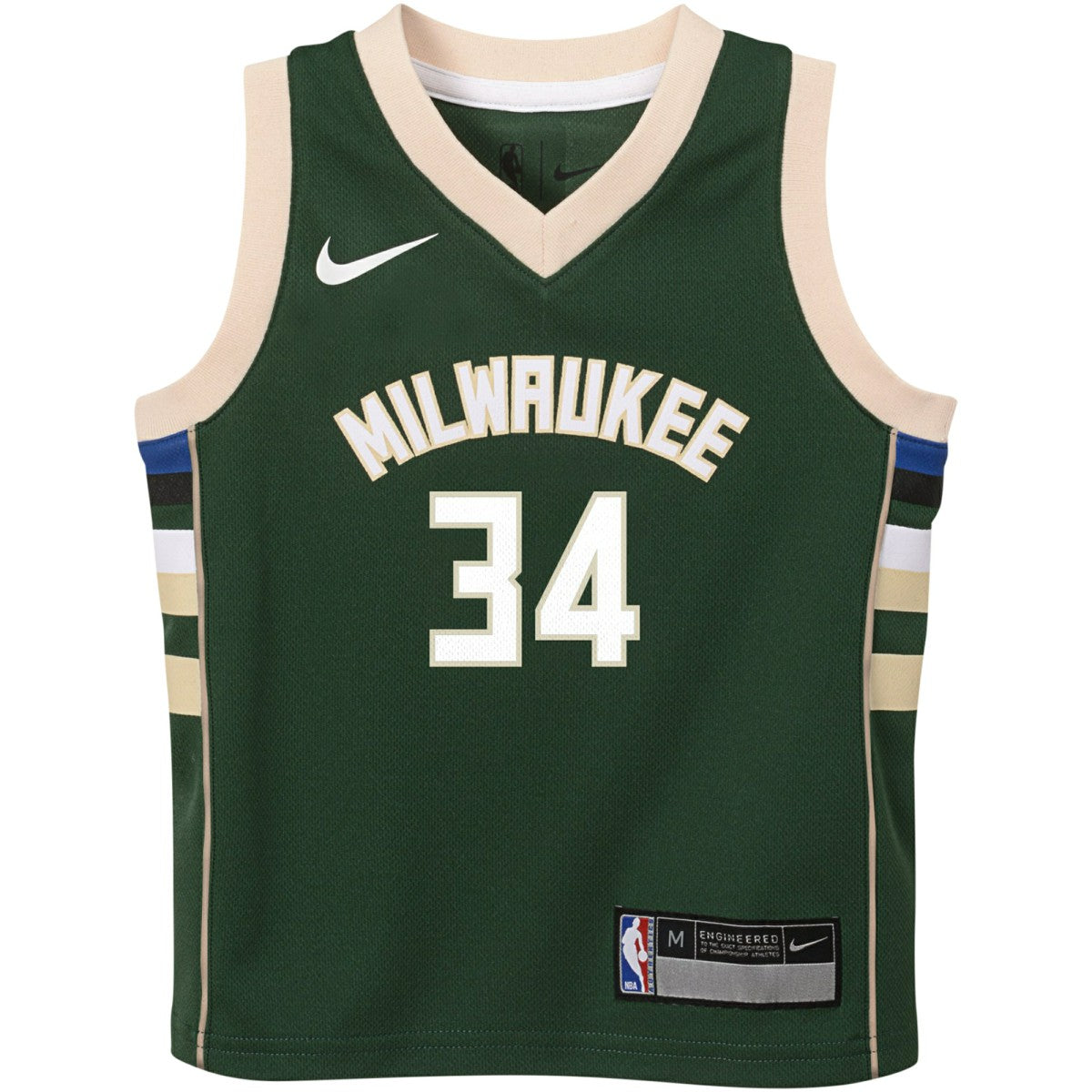 Giannis Antetokounmpo Milwaukee Bucks Preschool Swingman Player Jersey Icon Edition Hunter Green