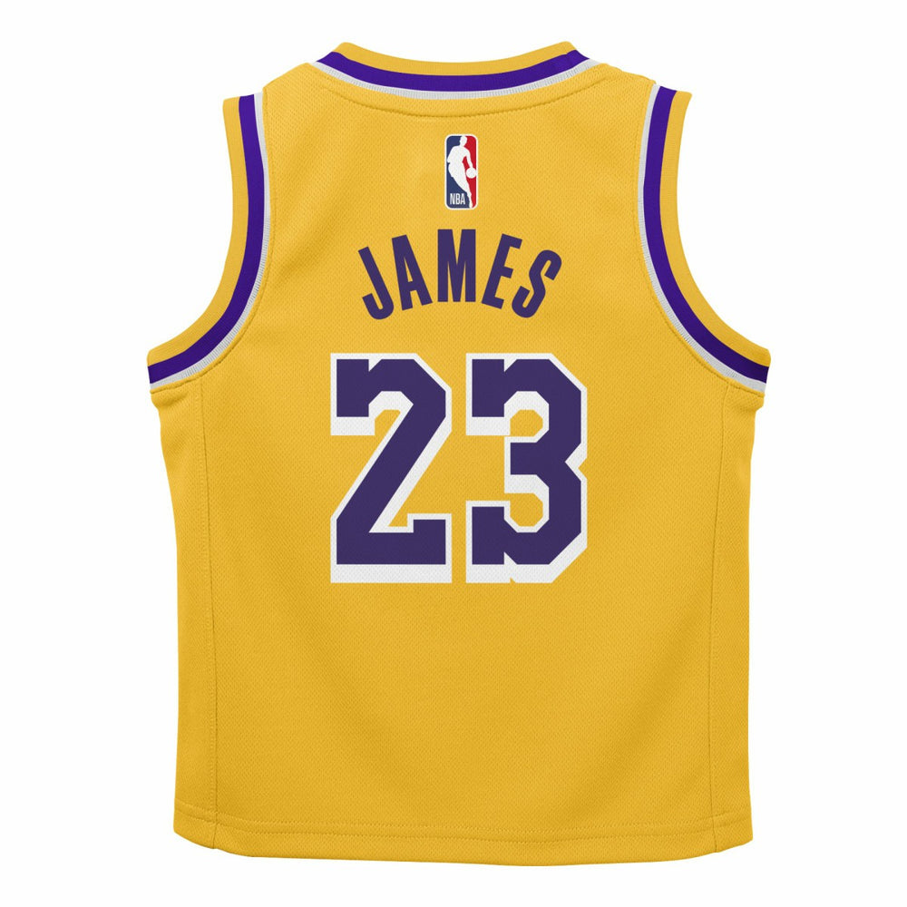 LeBron James Los Angeles Lakers Preschool Dri-FIT Swingman Player Jersey Icon Edition Gold