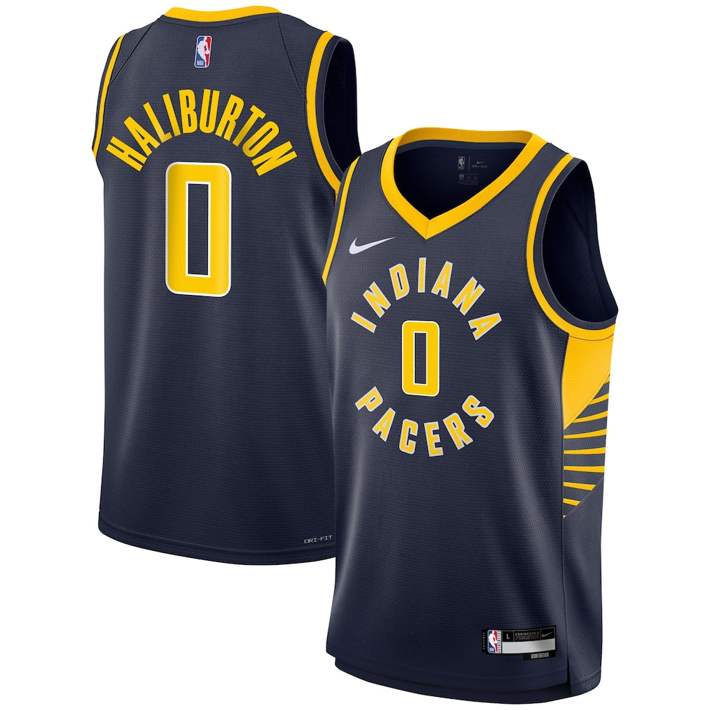NBA Tyrese Haliburton Indiana Pacers Youth Swingman Jersey - Icon Edition - Navy