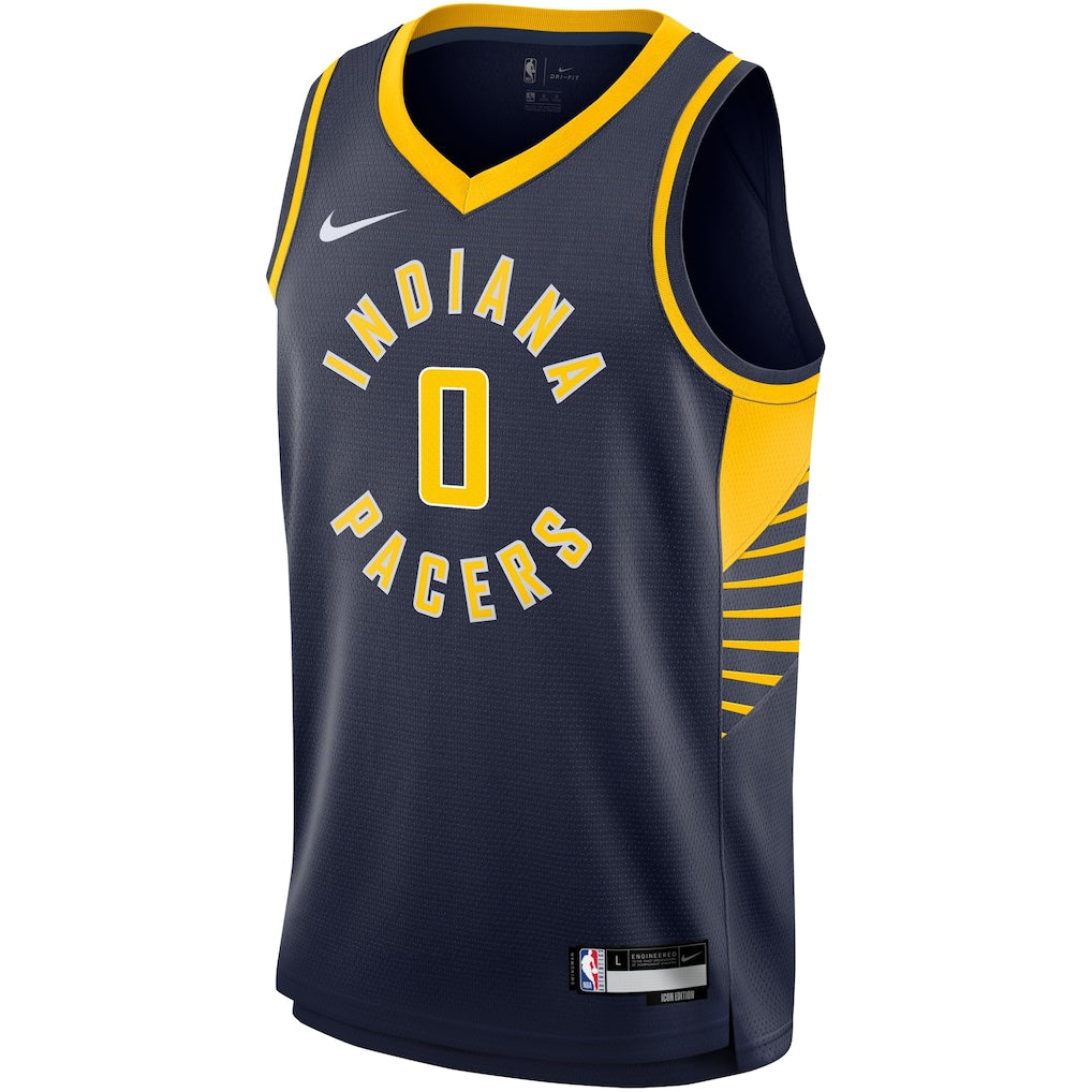 NBA Tyrese Haliburton Indiana Pacers Youth Swingman Jersey - Icon Edition - Navy
