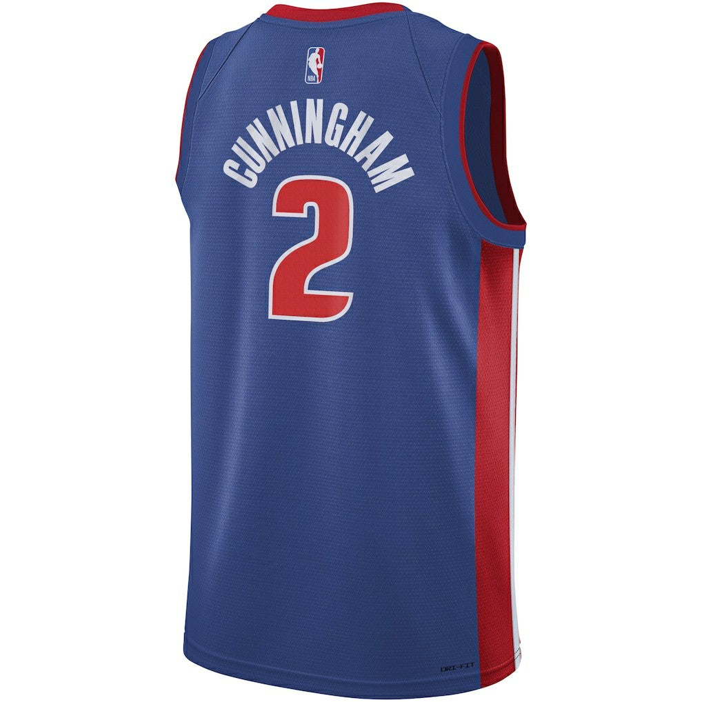 Cade Cunningham Detroit Pistons Youth Swingman Jersey Icon Editi- Blue