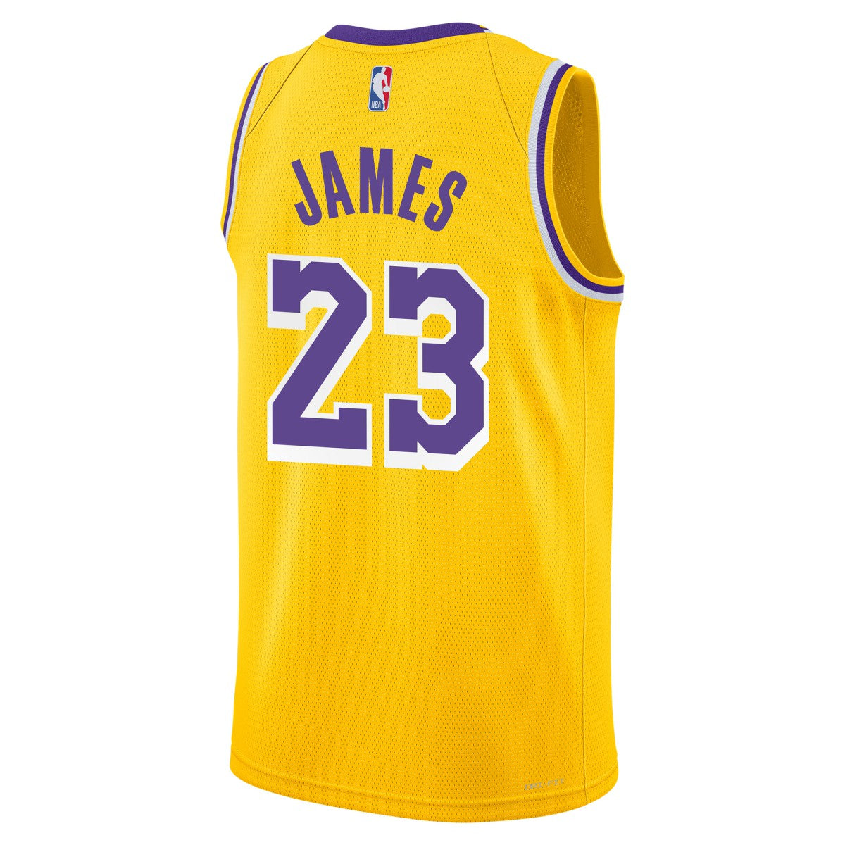 LeBron James Los Angeles Lakers Youth Swingman Jersey Icon Edition Gold