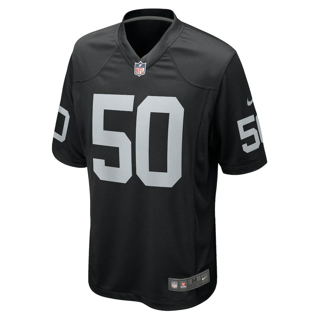 Jacob Bobenmoyer Las Vegas Raiders Game Player Jersey Black
