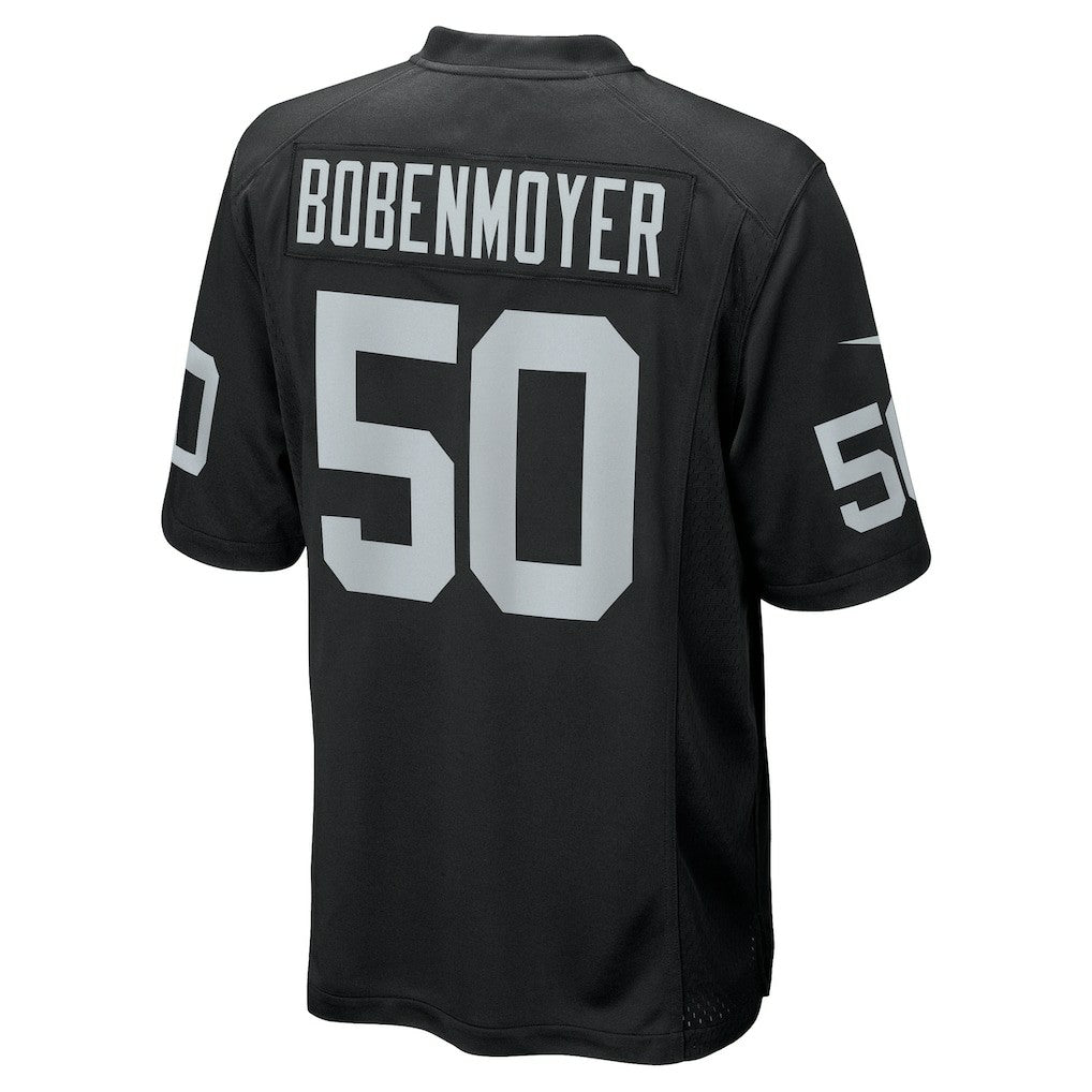 Jacob Bobenmoyer Las Vegas Raiders Game Player Jersey Black