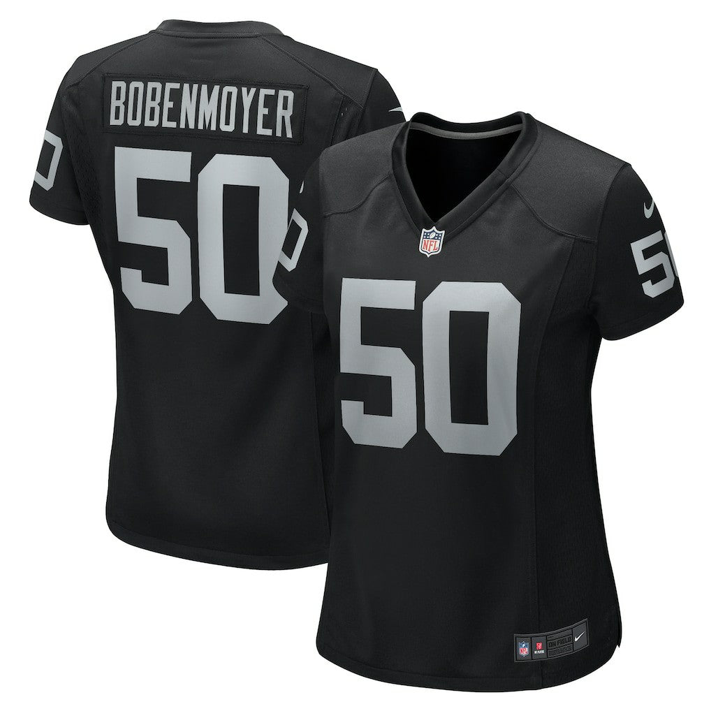 Jacob Bobenmoyer Las Vegas Raiders Women's Game Player Jersey Black