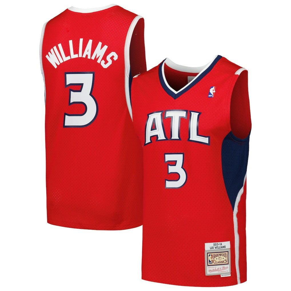 Lou Williams Atlanta Hawks 2013/14 Hardwood Classics Swingman Jersey Red