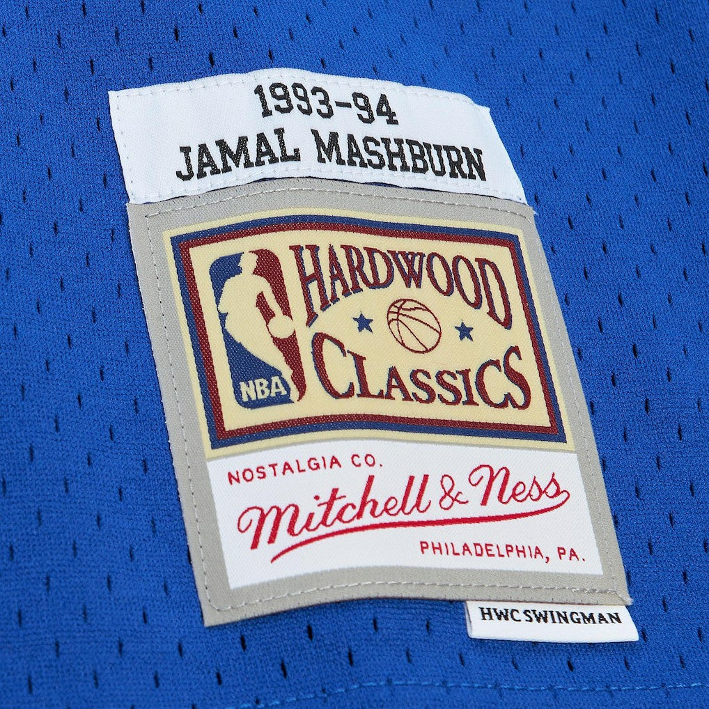 Jamal Mashburn Dallas Mavericks 1993/94 Hardwood Classics Swingman Jersey Blue