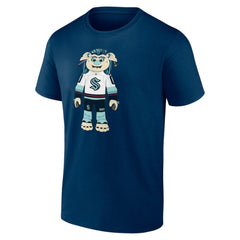 NHL Seattle Kraken Mascot Buoy T-Shirt - Deep Sea Blue