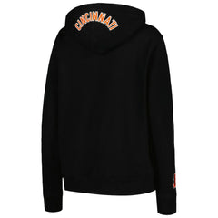 Cincinnati Bengals Pro Standard Women's Animal Print Fleece Pullover Hoodie Black