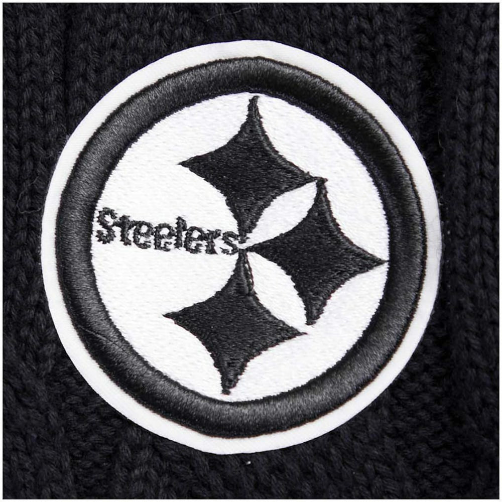 Pittsburgh Steelers Pro Standard Women's Prep V-Neck Pullover Sweater Black