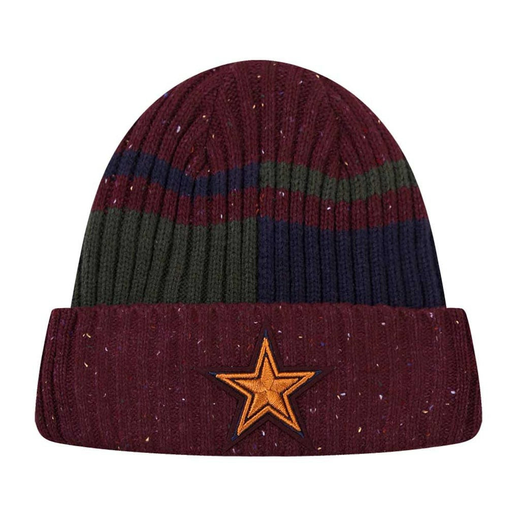 Dallas Cowboys Pro Standard Speckled Cuffed Knit Hat Burgundy