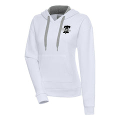 Philadelphia Phillies Antigua Women's Brushed Metallic Victory Pullover Hoodie - White Hoodies