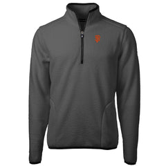 San Francisco Giants Cutter & Buck Cascade Eco Sherpa Fleece Quarter-Zip Pullover Jacket - Gray Jackets