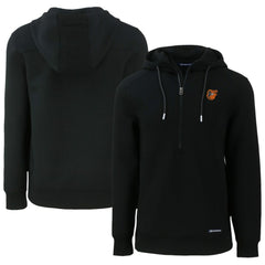 Baltimore Orioles Cutter & Buck Roam Eco Half-Zip Recycled Pullover Hoodie - Black Hoodies