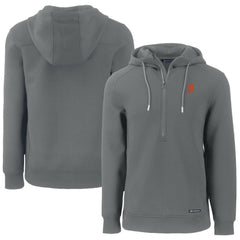 San Francisco Giants Cutter & Buck Roam Eco Half-Zip Recycled Pullover Hoodie - Gray Hoodies