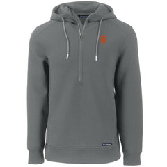 San Francisco Giants Cutter & Buck Roam Eco Half-Zip Recycled Pullover Hoodie - Gray Hoodies