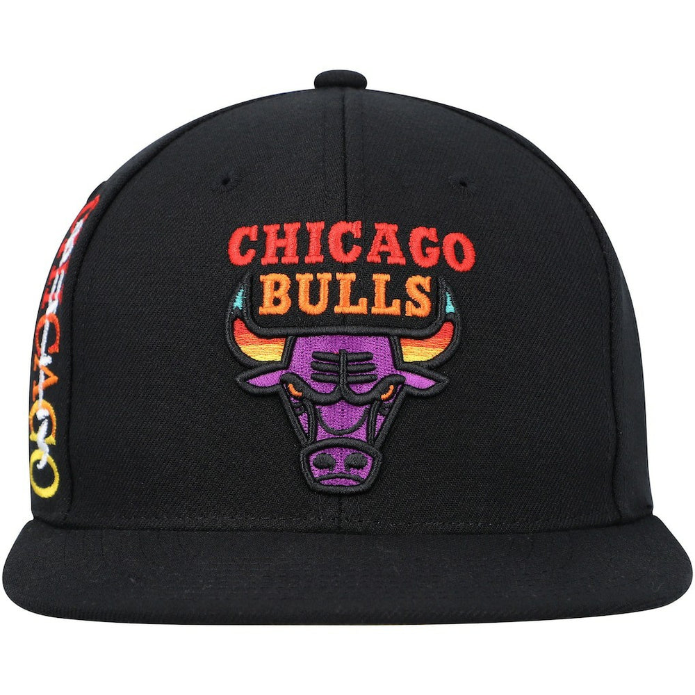 Chicago Bulls Soul High-Grade Fade Undervisor Snapback Hat Black