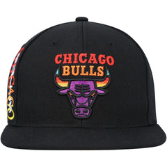 Chicago Bulls Soul High-Grade Fade Undervisor Snapback Hat Black