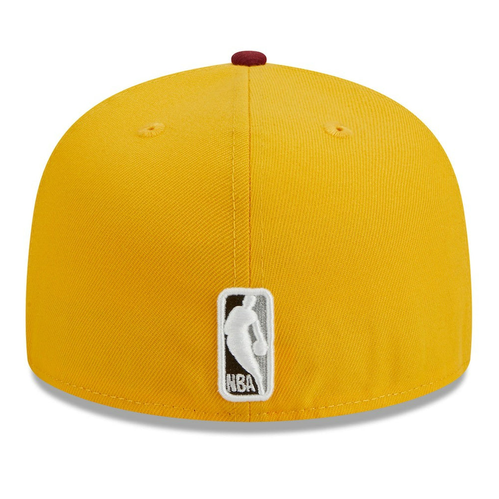 Boston Celtics Fall Leaves 2-Tone 59FIFTY Fitted Hat Yellow/Red
