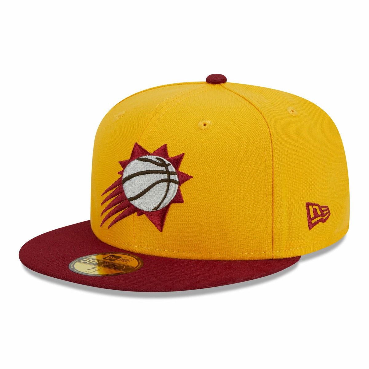 Phoenix Suns Fall Leaves 2-Tone 59FIFTY Fitted Hat Yellow/Red