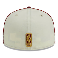 Cleveland Cavaliers Piping 2-Tone 59FIFTY Fitted Hat Cream/Wine