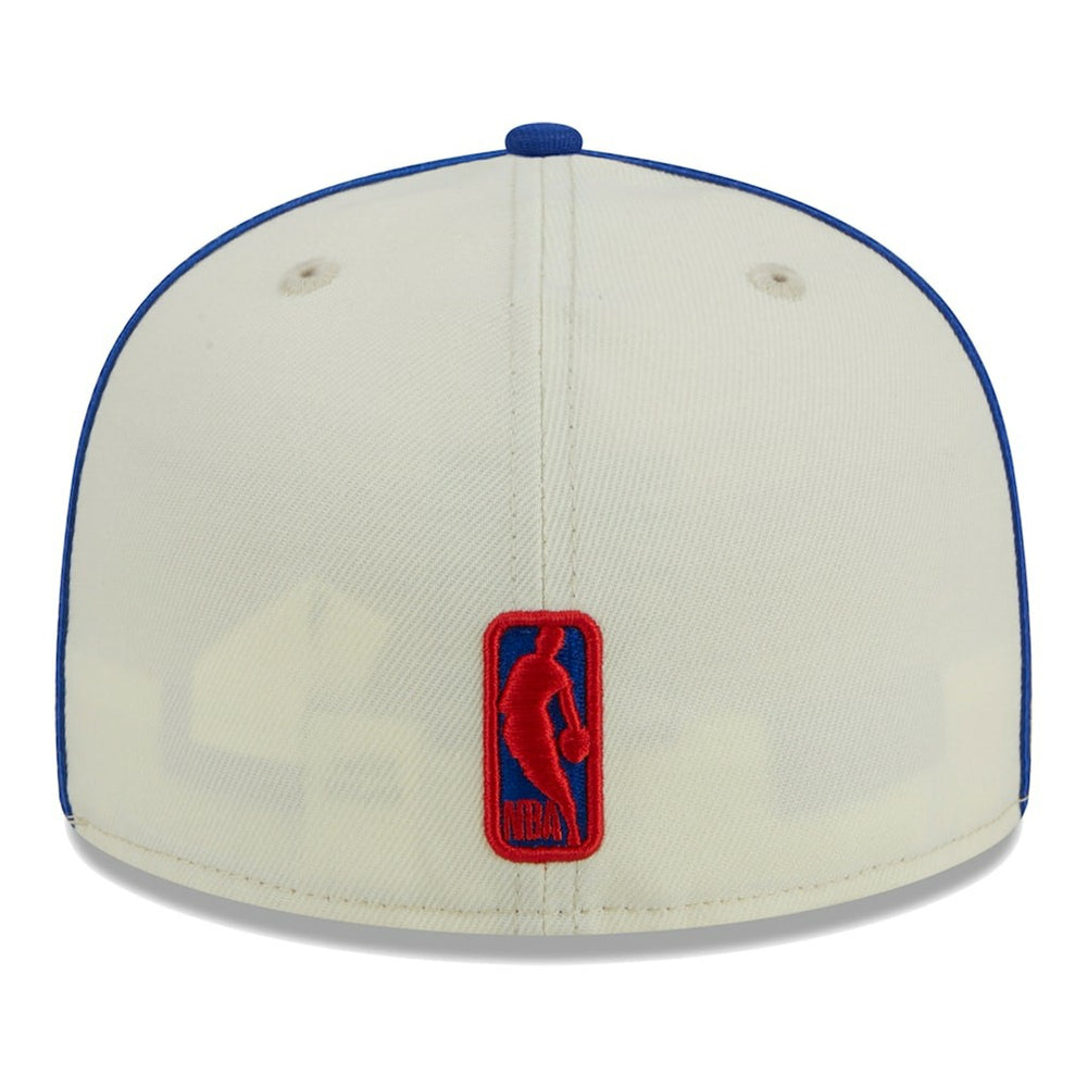 Philadelphia 76ers Piping 2-Tone 59FIFTY Fitted Hat Cream/Royal